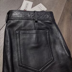 NWT ZARA SRPLS LTHR PNT 07